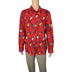 North Pole Trading Co Get Lit Christmas Shirt XL